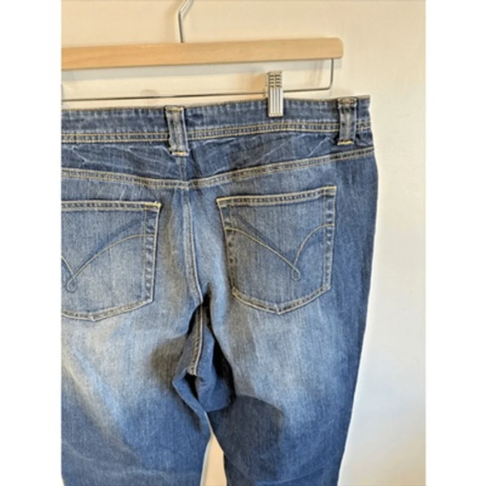 Venezia By Lane Bryant Wide Straight Leg Denim Jeans Women's Size‎ 18 - Picture 9 of 16